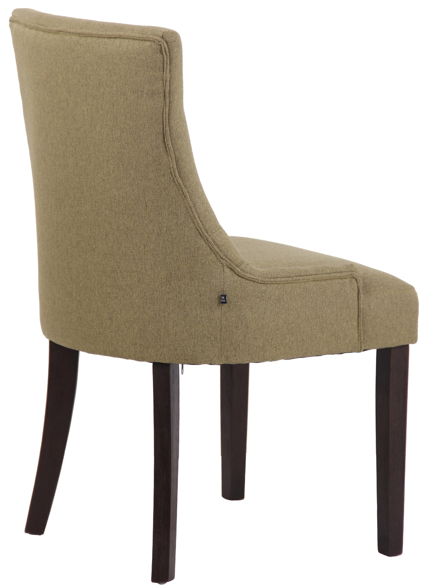 TPFLiving Esszimmerstuhl Iverno Stoff Gestell Kautschukholz antik-dunkel TPFLiving Esszimmerstuhl Iverno Stoff Gestell Kautschukholz antik-dunkel