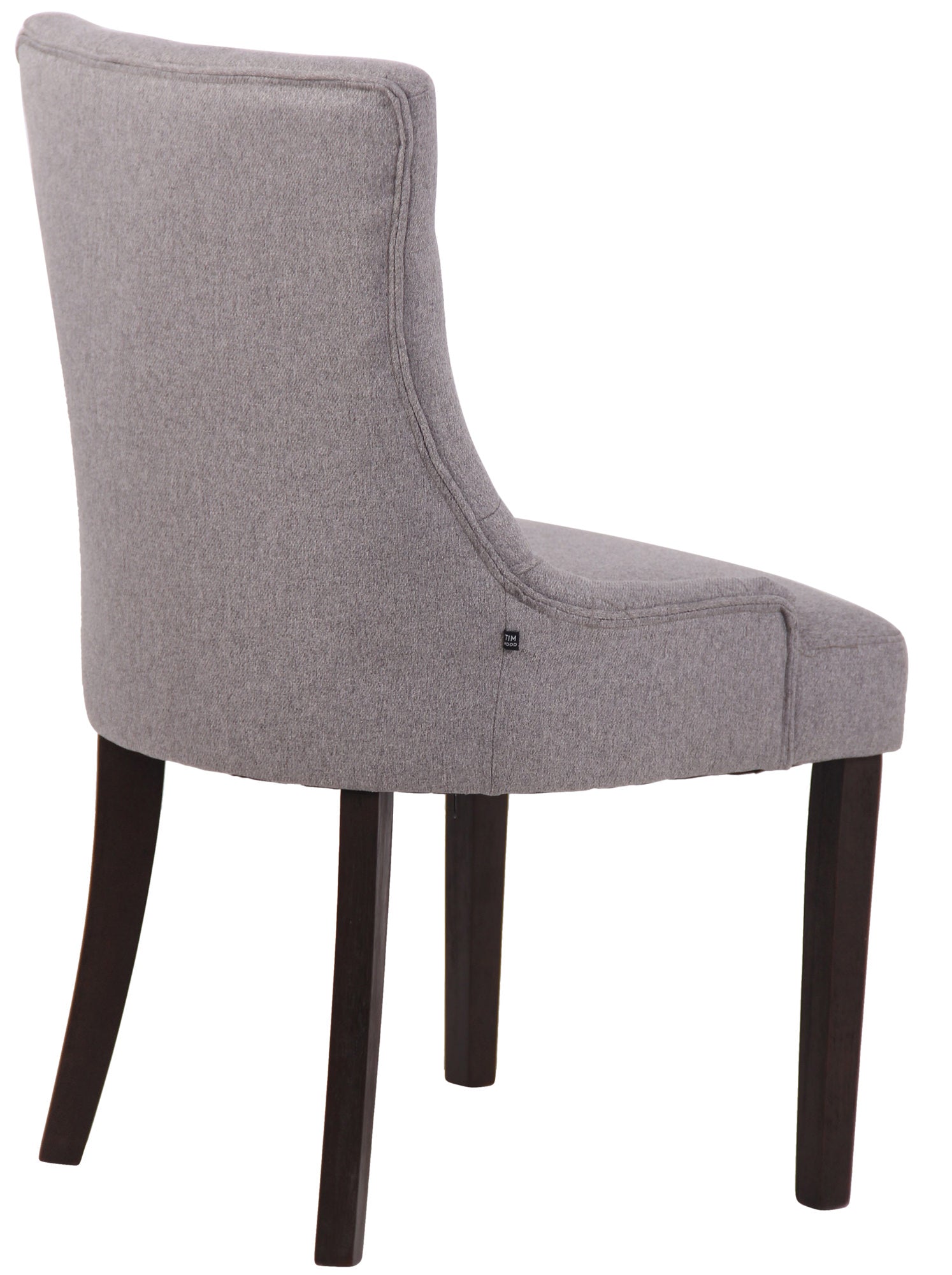 TPFLiving Esszimmerstuhl Iverno Stoff Gestell Kautschukholz antik-dunkel TPFLiving Esszimmerstuhl Iverno Stoff Gestell Kautschukholz antik-dunkel