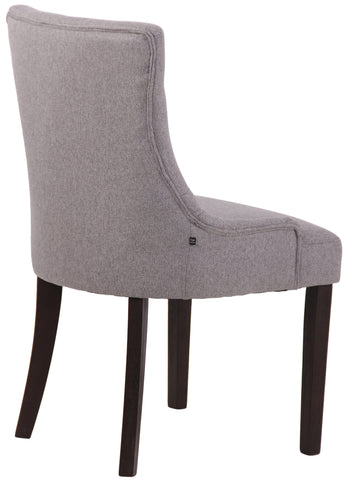 TPFLiving Esszimmerstuhl Iverno Stoff Gestell Kautschukholz antik-dunkel TPFLiving Esszimmerstuhl Iverno Stoff Gestell Kautschukholz antik-dunkel