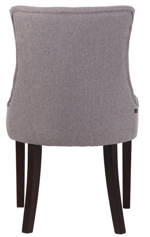 TPFLiving Esszimmerstuhl Iverno Stoff Gestell Kautschukholz antik-dunkel TPFLiving Esszimmerstuhl Iverno Stoff Gestell Kautschukholz antik-dunkel