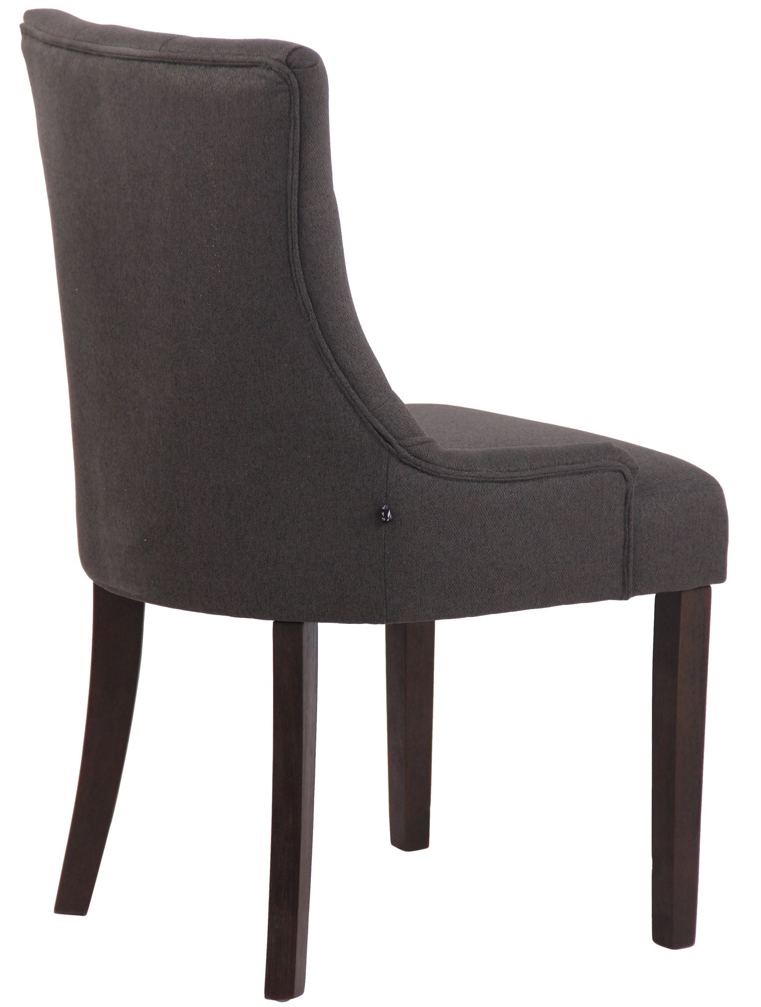 TPFLiving Esszimmerstuhl Iverno Stoff Gestell Kautschukholz antik-dunkel TPFLiving Esszimmerstuhl Iverno Stoff Gestell Kautschukholz antik-dunkel