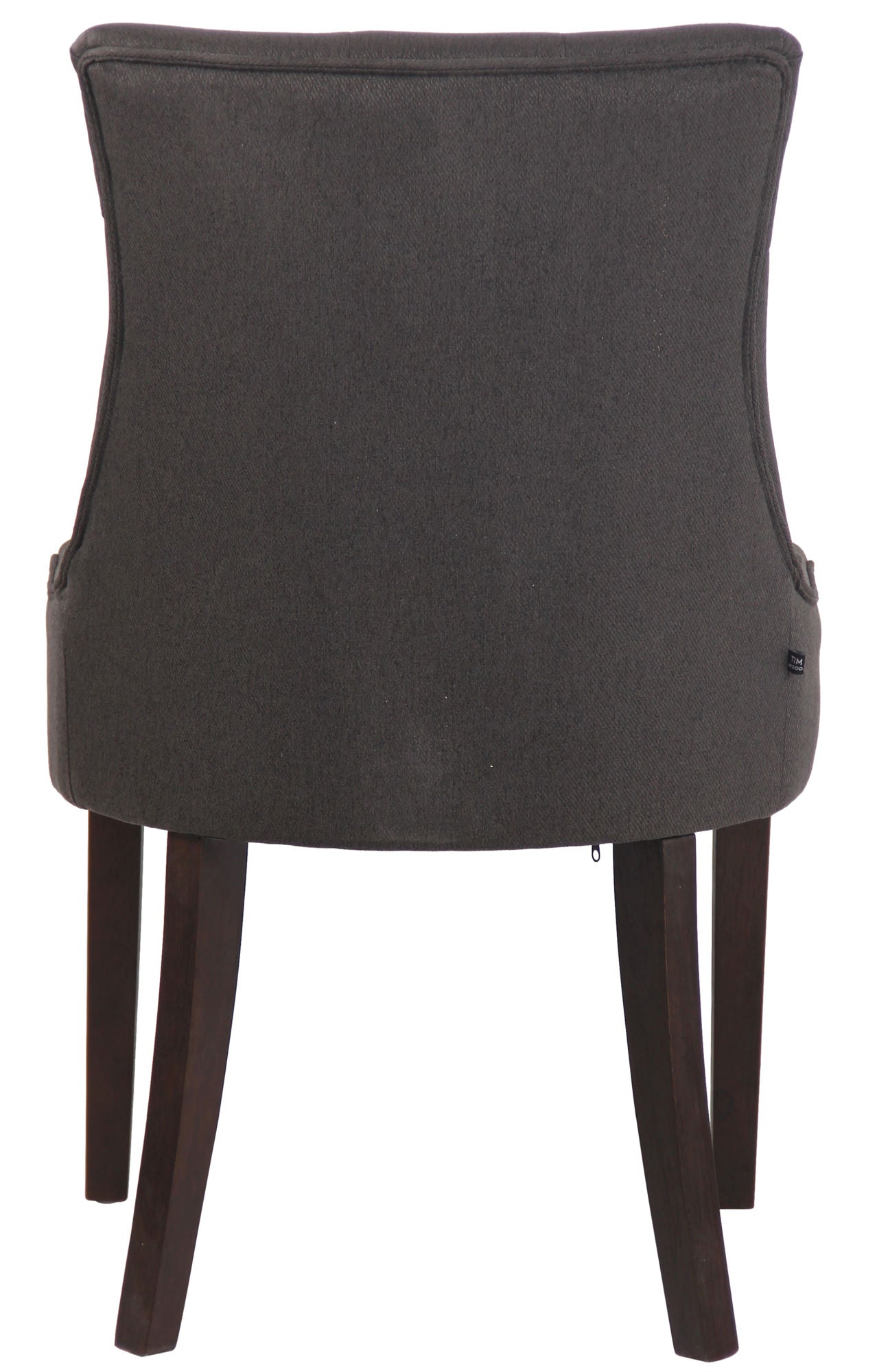 TPFLiving Esszimmerstuhl Iverno Stoff Gestell Kautschukholz antik-dunkel TPFLiving Esszimmerstuhl Iverno Stoff Gestell Kautschukholz antik-dunkel