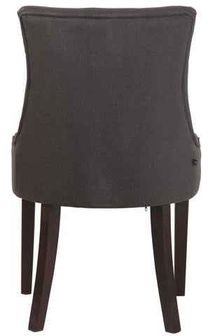 TPFLiving Esszimmerstuhl Iverno Stoff Gestell Kautschukholz antik-dunkel TPFLiving Esszimmerstuhl Iverno Stoff Gestell Kautschukholz antik-dunkel