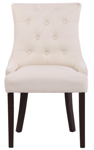 TPFLiving Esszimmerstuhl Iverno Stoff Gestell Kautschukholz antik-dunkel TPFLiving Esszimmerstuhl Iverno Stoff Gestell Kautschukholz antik-dunkel