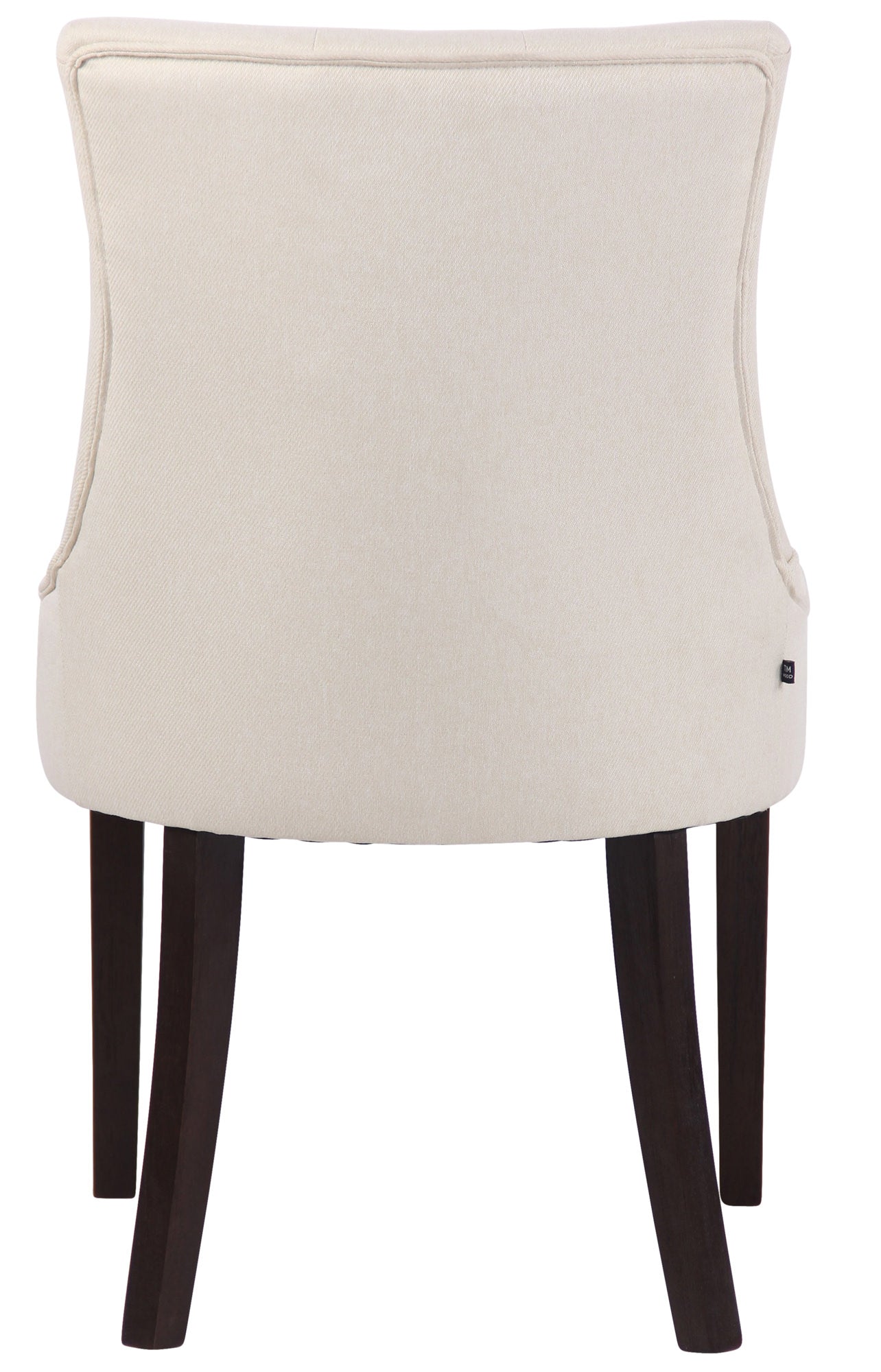 TPFLiving Esszimmerstuhl Iverno Stoff Gestell Kautschukholz antik-dunkel TPFLiving Esszimmerstuhl Iverno Stoff Gestell Kautschukholz antik-dunkel