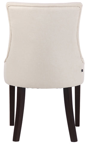 TPFLiving Esszimmerstuhl Iverno Stoff Gestell Kautschukholz antik-dunkel TPFLiving Esszimmerstuhl Iverno Stoff Gestell Kautschukholz antik-dunkel