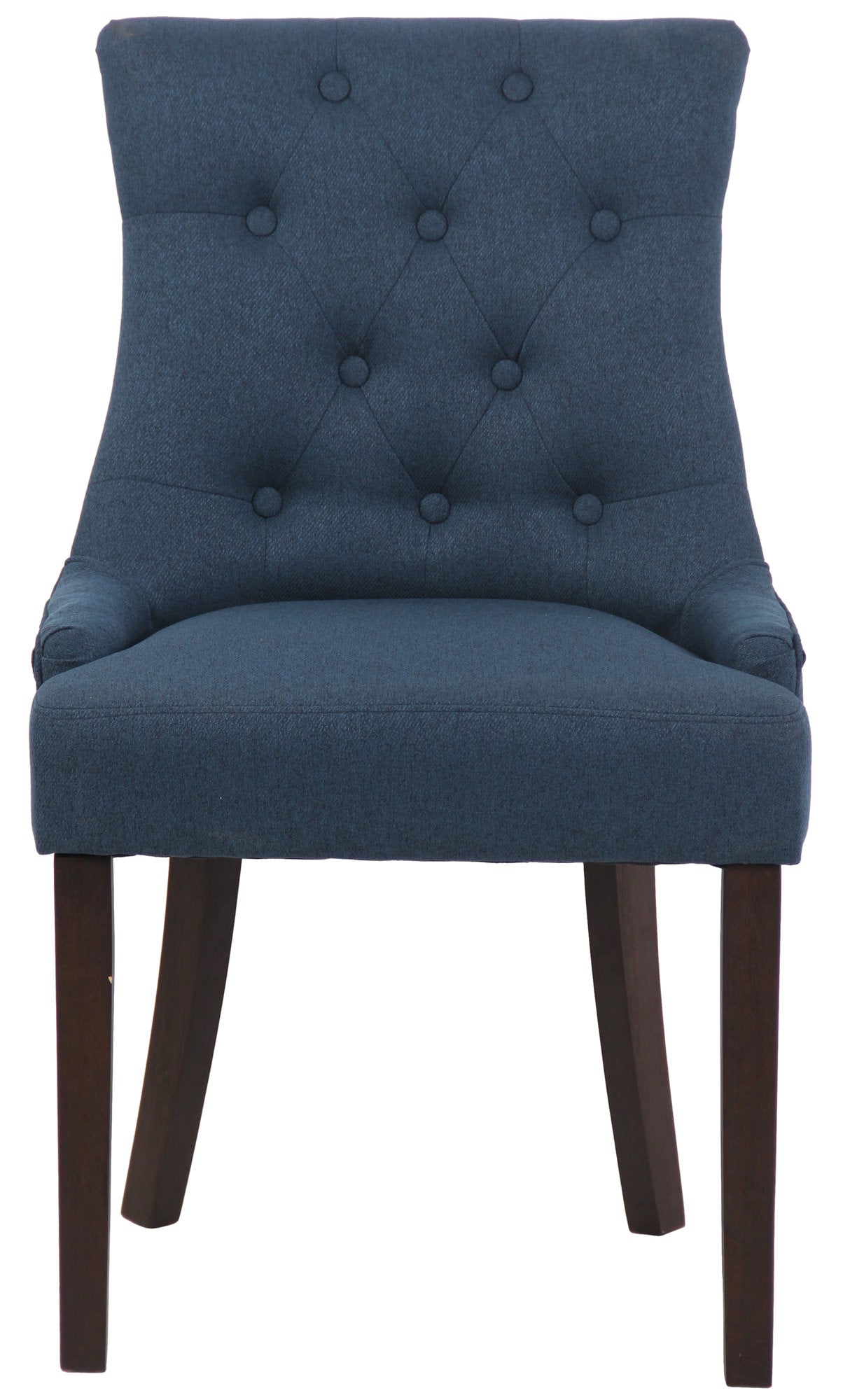 TPFLiving Esszimmerstuhl Iverno Stoff Gestell Kautschukholz antik-dunkel TPFLiving Esszimmerstuhl Iverno Stoff Gestell Kautschukholz antik-dunkel