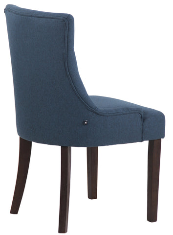 TPFLiving Esszimmerstuhl Iverno Stoff Gestell Kautschukholz antik-dunkel TPFLiving Esszimmerstuhl Iverno Stoff Gestell Kautschukholz antik-dunkel