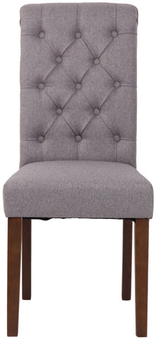 TPFLiving Esszimmerstuhl Lisbon Stoff Gestell Kautschukholz Braun TPFLiving Esszimmerstuhl Lisbon Stoff Gestell Kautschukholz Braun