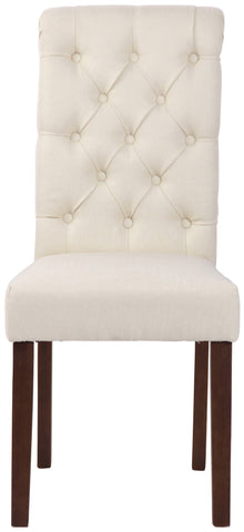 TPFLiving Esszimmerstuhl Lisbon Stoff Gestell Kautschukholz Braun TPFLiving Esszimmerstuhl Lisbon Stoff Gestell Kautschukholz Braun