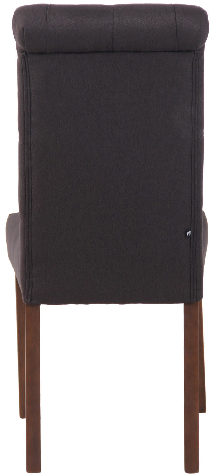 TPFLiving Esszimmerstuhl Lisbon Stoff Gestell Kautschukholz Braun TPFLiving Esszimmerstuhl Lisbon Stoff Gestell Kautschukholz Braun