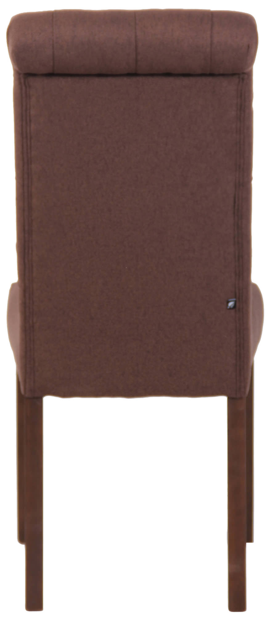 TPFLiving Esszimmerstuhl Lisbon Stoff Gestell Kautschukholz Braun TPFLiving Esszimmerstuhl Lisbon Stoff Gestell Kautschukholz Braun