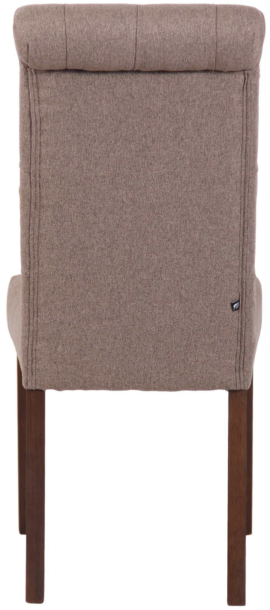 TPFLiving Esszimmerstuhl Lisbon Stoff Gestell Kautschukholz Braun TPFLiving Esszimmerstuhl Lisbon Stoff Gestell Kautschukholz Braun