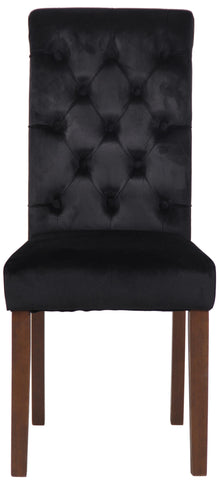 TPFLiving Esszimmerstuhl Lisbon Samt Gestell Kautschukholz Braun TPFLiving Esszimmerstuhl Lisbon Samt Gestell Kautschukholz Braun