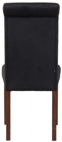 TPFLiving Esszimmerstuhl Lisbon Samt Gestell Kautschukholz Braun TPFLiving Esszimmerstuhl Lisbon Samt Gestell Kautschukholz Braun