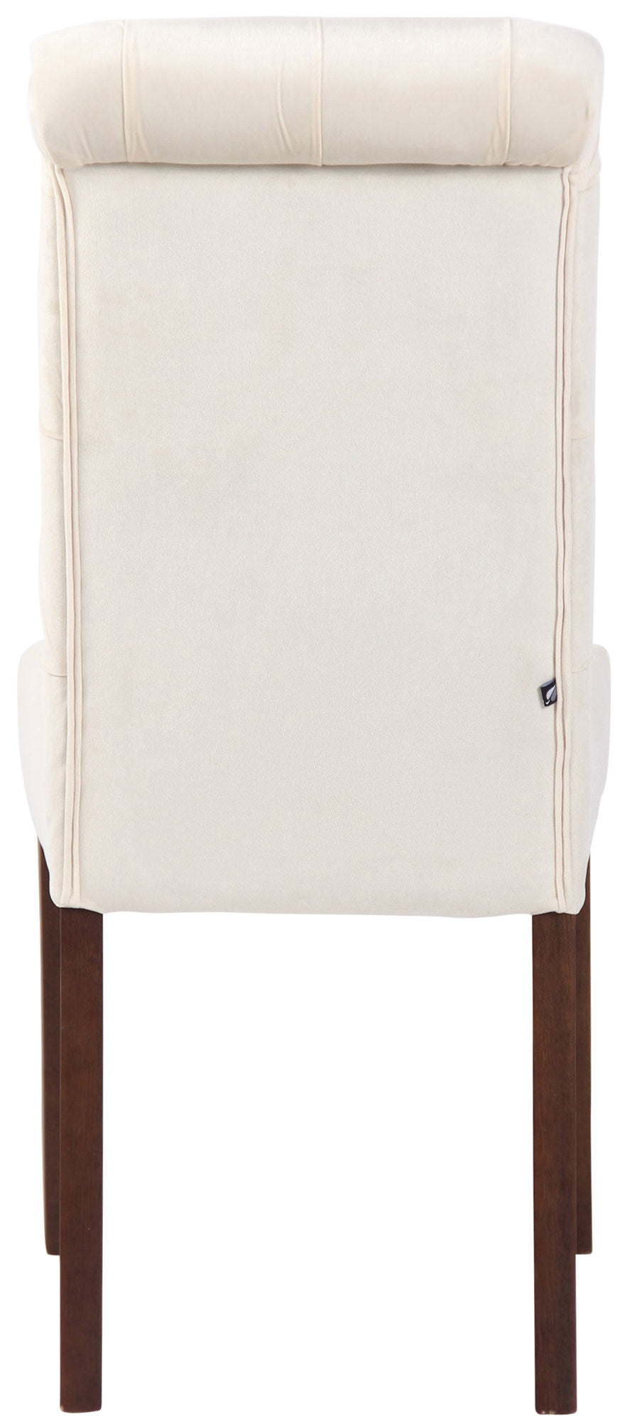 TPFLiving Esszimmerstuhl Lisbon Samt Gestell Kautschukholz Braun TPFLiving Esszimmerstuhl Lisbon Samt Gestell Kautschukholz Braun