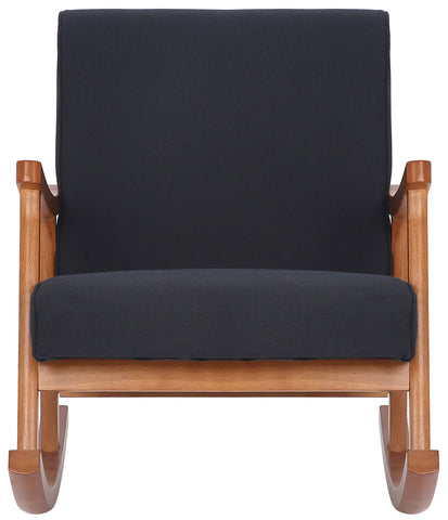 TPFLiving Schaukelstuhl Morello Stoff Gestell Kautschukhokz Walnuss TPFLiving Schaukelstuhl Morello Stoff Gestell Kautschukhokz Walnuss