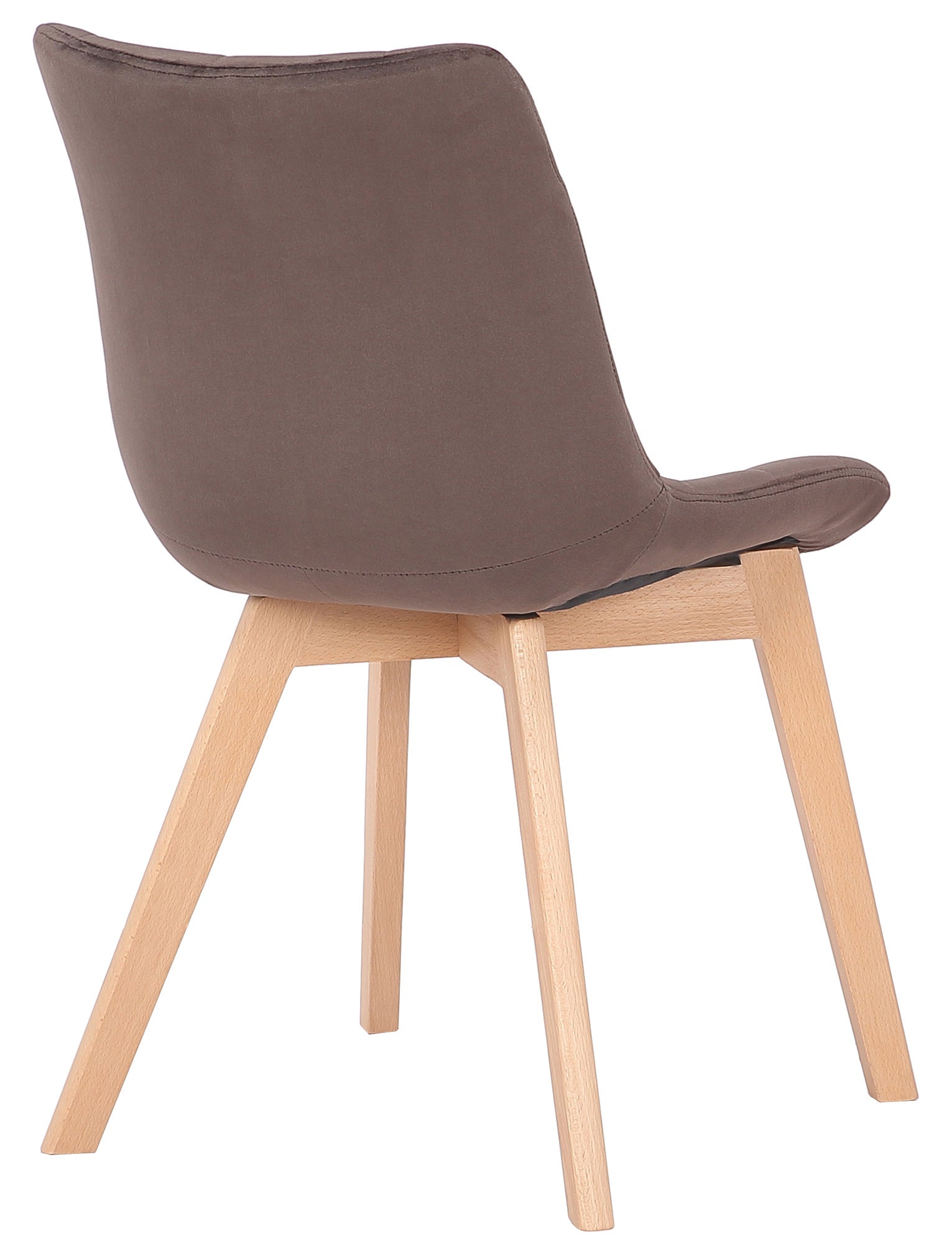 TPFLiving Esszimmerstuhl Passat Samt Gestell Buchenholz Natura TPFLiving Esszimmerstuhl Passat Samt Gestell Buchenholz Natura