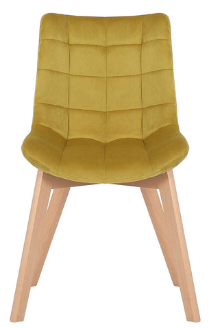 TPFLiving Esszimmerstuhl Passat Samt Gestell Buchenholz Natura TPFLiving Esszimmerstuhl Passat Samt Gestell Buchenholz Natura