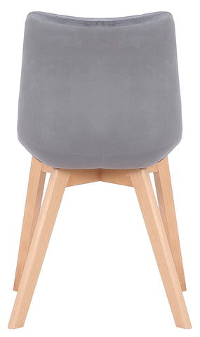 TPFLiving Esszimmerstuhl Passat Samt Gestell Buchenholz Natura TPFLiving Esszimmerstuhl Passat Samt Gestell Buchenholz Natura