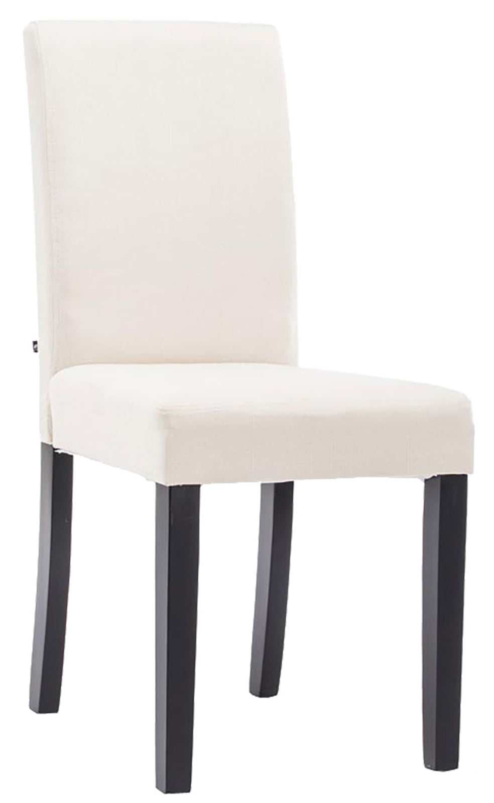 TPFLiving Esszimmerstuhl Ines Stoff Gestell Holz Schwarz TPFLiving Esszimmerstuhl Ines Stoff Gestell Holz Schwarz