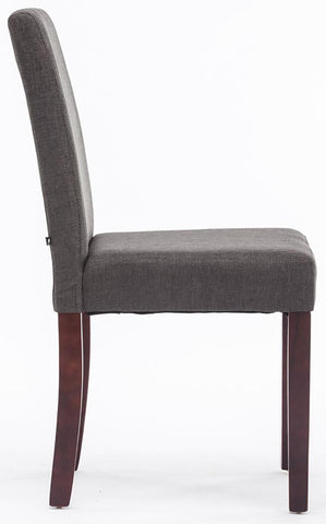 TPFLiving Esszimmerstuhl Ines Stoff Gestell Holz Cappuccino TPFLiving Esszimmerstuhl Ines Stoff Gestell Holz Cappuccino