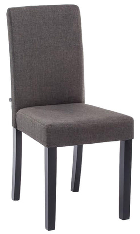 TPFLiving Esszimmerstuhl Ines Stoff Gestell Holz Schwarz TPFLiving Esszimmerstuhl Ines Stoff Gestell Holz Schwarz