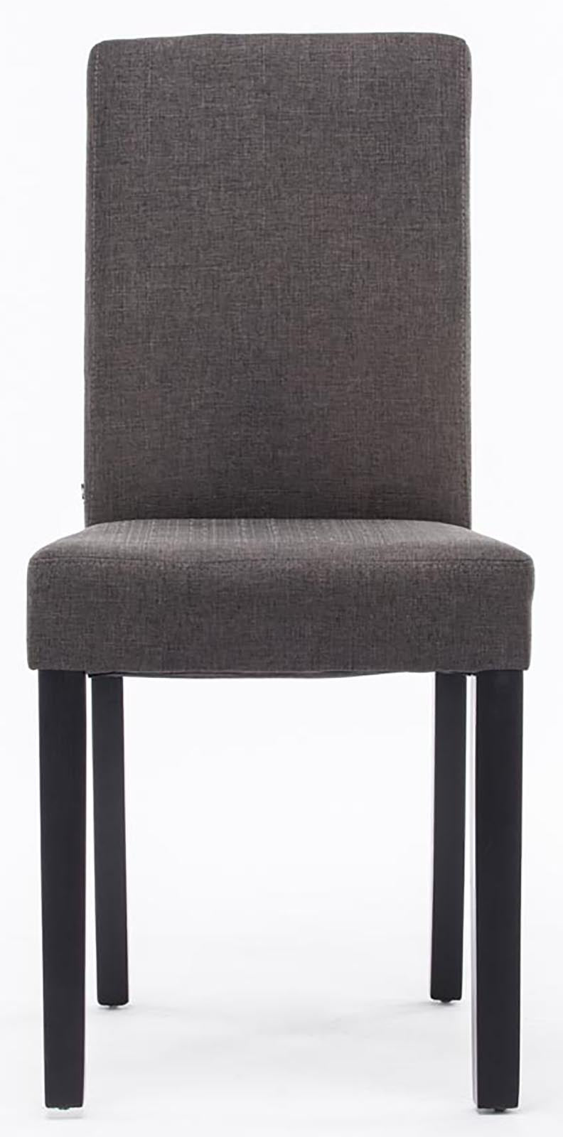 TPFLiving Esszimmerstuhl Ines Stoff Gestell Holz Schwarz TPFLiving Esszimmerstuhl Ines Stoff Gestell Holz Schwarz