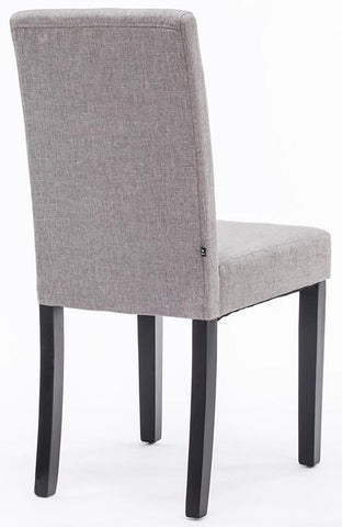 TPFLiving Esszimmerstuhl Ines Stoff Gestell Holz Schwarz TPFLiving Esszimmerstuhl Ines Stoff Gestell Holz Schwarz