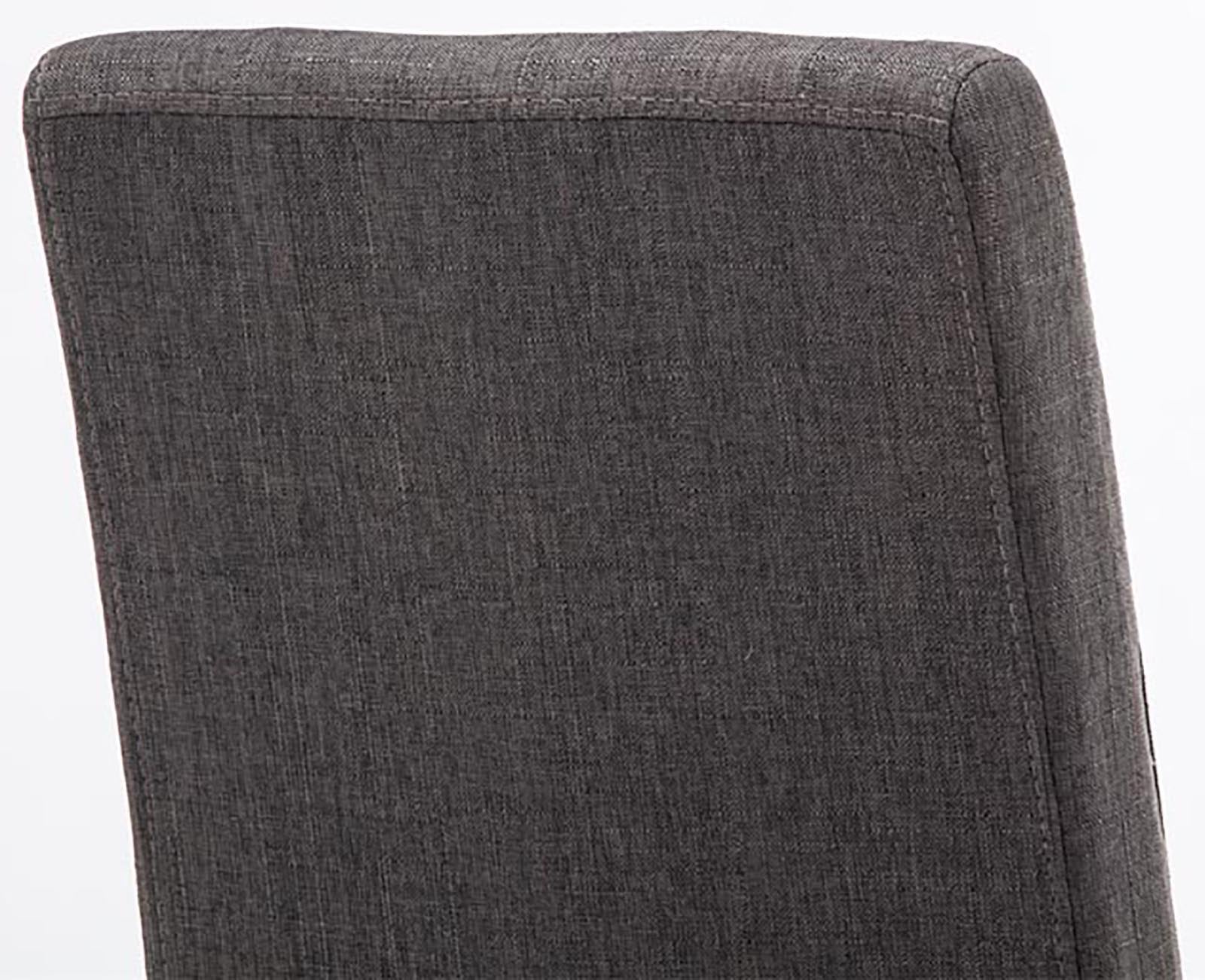 TPFLiving 2er Set Esszimmerstuhl Ines Stoff Gestell Holz Schwarz TPFLiving 2er Set Esszimmerstuhl Ines Stoff Gestell Holz Schwarz