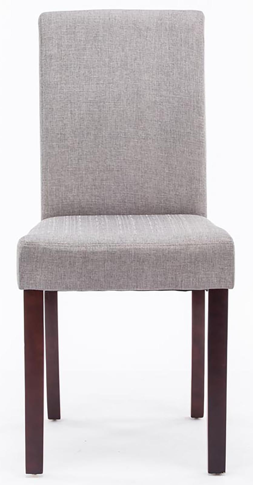 TPFLiving 2er Set Esszimmerstuhl Ines Stoff Gestell Holz Cappuccino TPFLiving 2er Set Esszimmerstuhl Ines Stoff Gestell Holz Cappuccino