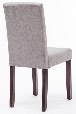 TPFLiving 4er Set Esszimmerstuhl Ines Stoff Gestell Holz Cappuccino TPFLiving 4er Set Esszimmerstuhl Ines Stoff Gestell Holz Cappuccino