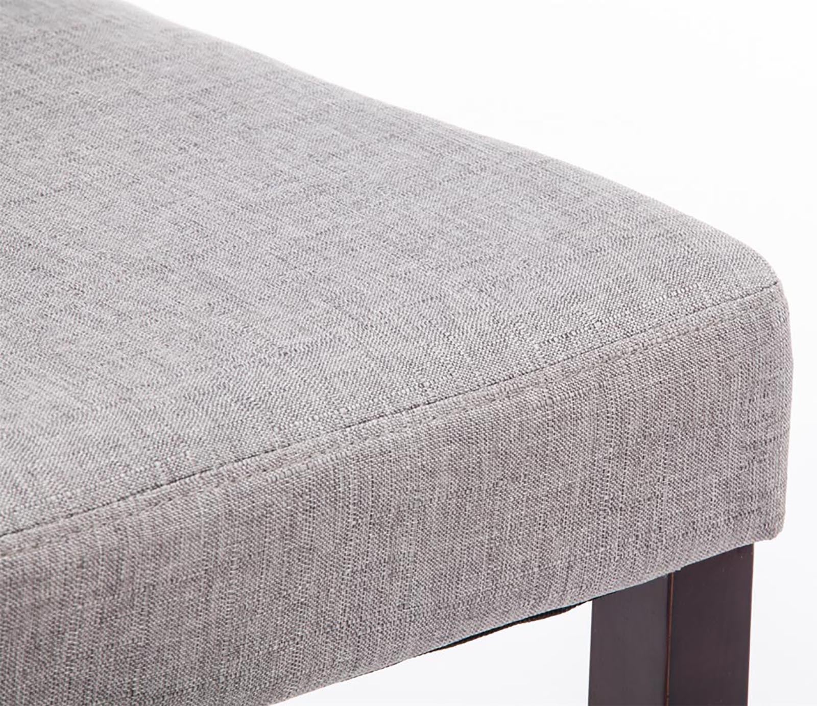 TPFLiving 4er Set Esszimmerstuhl Ines Stoff Gestell Holz Cappuccino TPFLiving 4er Set Esszimmerstuhl Ines Stoff Gestell Holz Cappuccino