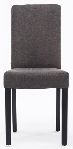 TPFLiving 4er Set Esszimmerstuhl Ines Stoff Gestell Holz Schwarz TPFLiving 4er Set Esszimmerstuhl Ines Stoff Gestell Holz Schwarz