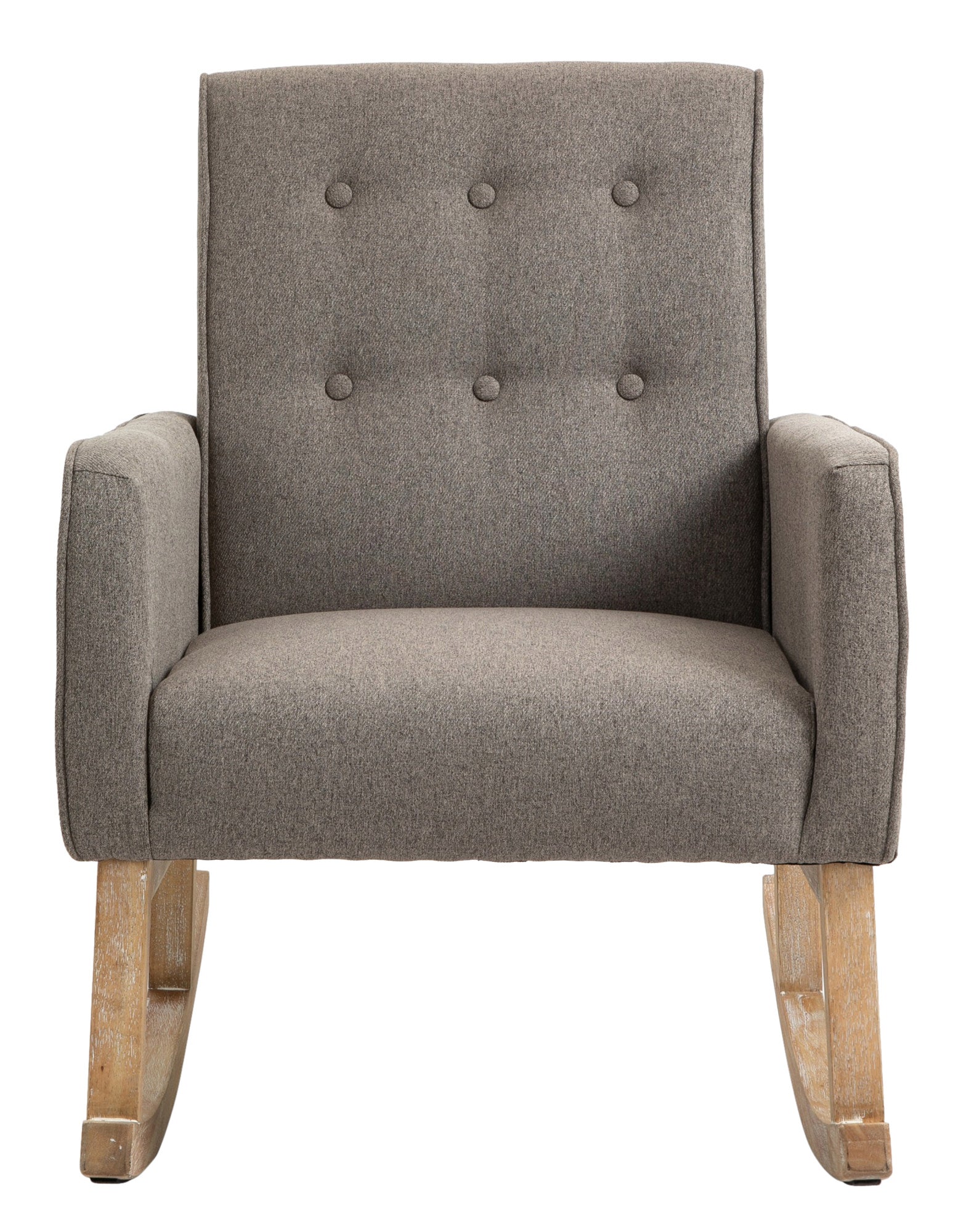 TPFLiving Schaukelstuhl Dreamer Stoff Gestell Eichenholz TPFLiving Schaukelstuhl Dreamer Stoff Gestell Eichenholz