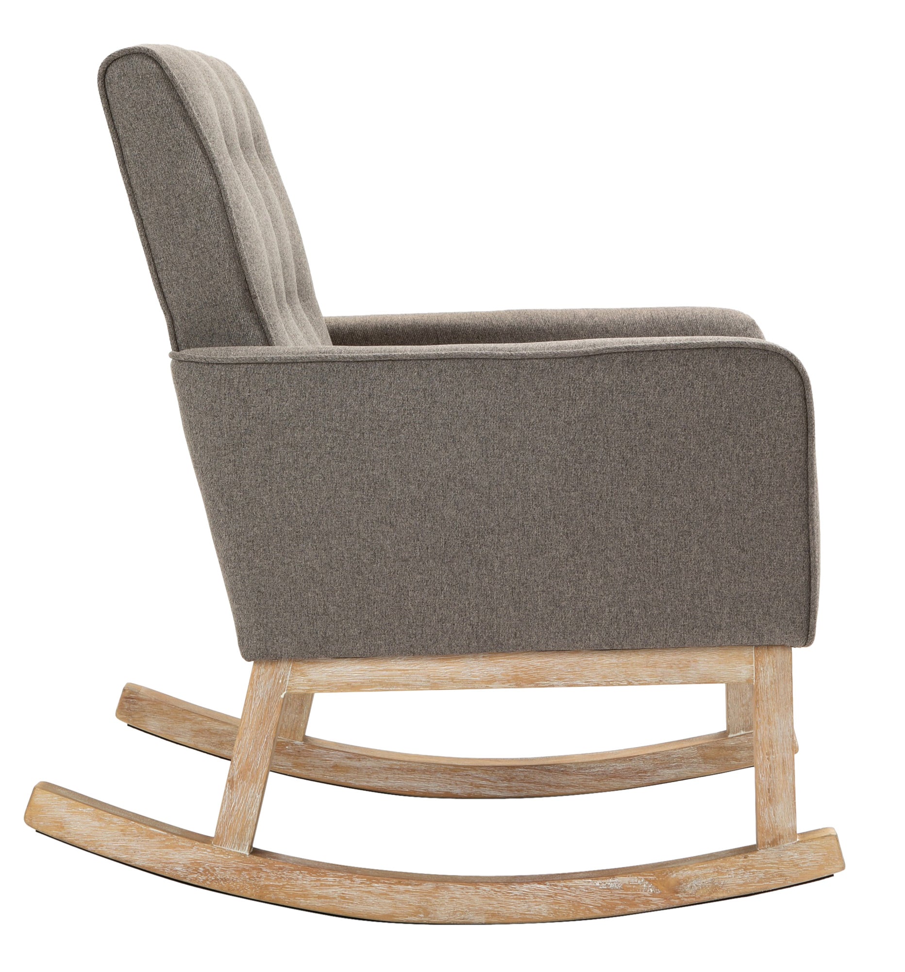 TPFLiving Schaukelstuhl Dreamer Stoff Gestell Eichenholz TPFLiving Schaukelstuhl Dreamer Stoff Gestell Eichenholz