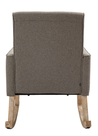 TPFLiving Schaukelstuhl Dreamer Stoff Gestell Eichenholz TPFLiving Schaukelstuhl Dreamer Stoff Gestell Eichenholz