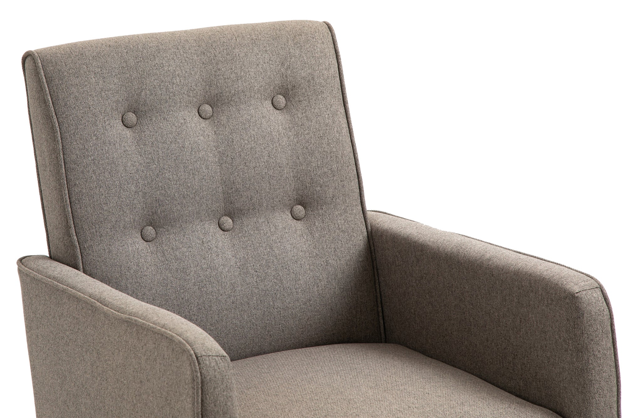 TPFLiving Schaukelstuhl Dreamer Stoff Gestell Eichenholz TPFLiving Schaukelstuhl Dreamer Stoff Gestell Eichenholz