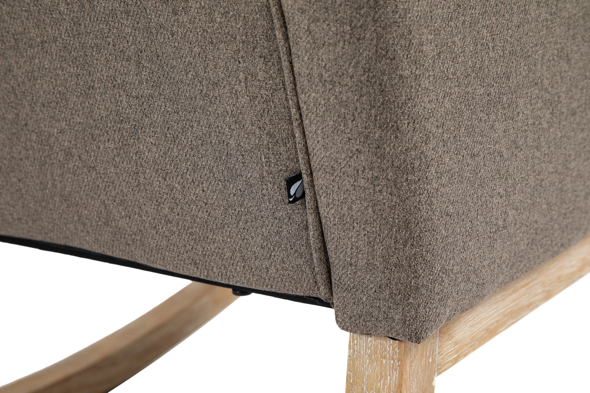 TPFLiving Schaukelstuhl Dreamer Stoff Gestell Eichenholz TPFLiving Schaukelstuhl Dreamer Stoff Gestell Eichenholz