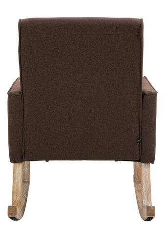 TPFLiving Schaukelstuhl Dreamer Stoff Gestell Eichenholz TPFLiving Schaukelstuhl Dreamer Stoff Gestell Eichenholz