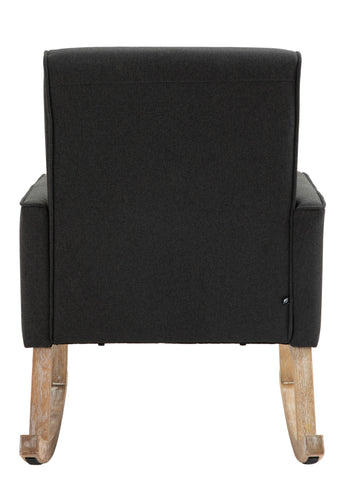 TPFLiving Schaukelstuhl Dreamer Stoff Gestell Eichenholz TPFLiving Schaukelstuhl Dreamer Stoff Gestell Eichenholz