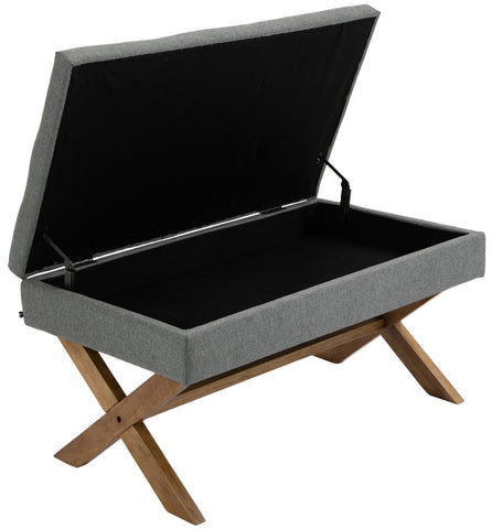 TPFLiving Sitzbank Nero Stoff antik-hell TPFLiving Sitzbank Nero Stoff antik-hell