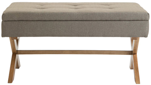 TPFLiving Sitzbank Nero Stoff antik-hell TPFLiving Sitzbank Nero Stoff antik-hell