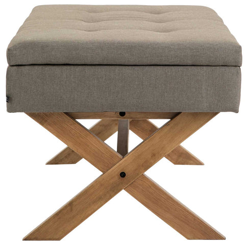 TPFLiving Sitzbank Nero Stoff antik-hell TPFLiving Sitzbank Nero Stoff antik-hell