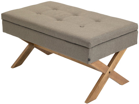 TPFLiving Sitzbank Nero Stoff antik-hell TPFLiving Sitzbank Nero Stoff antik-hell