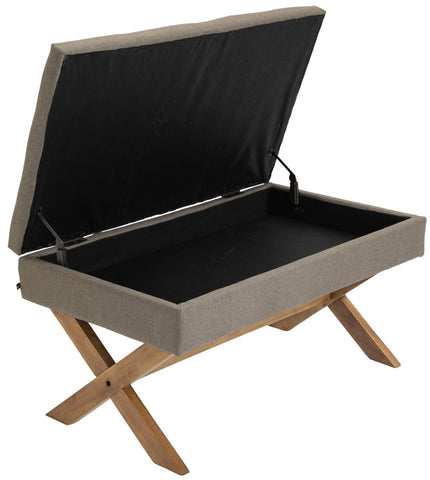 TPFLiving Sitzbank Nero Stoff antik-hell TPFLiving Sitzbank Nero Stoff antik-hell