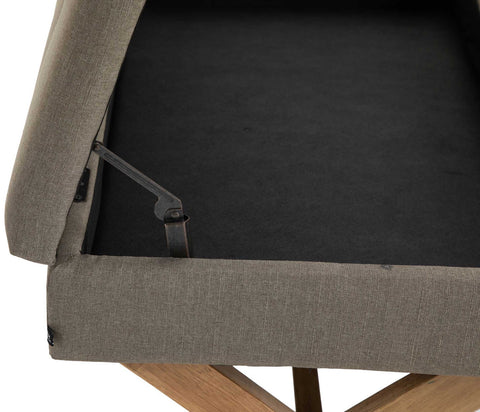 TPFLiving Sitzbank Nero Stoff antik-hell TPFLiving Sitzbank Nero Stoff antik-hell