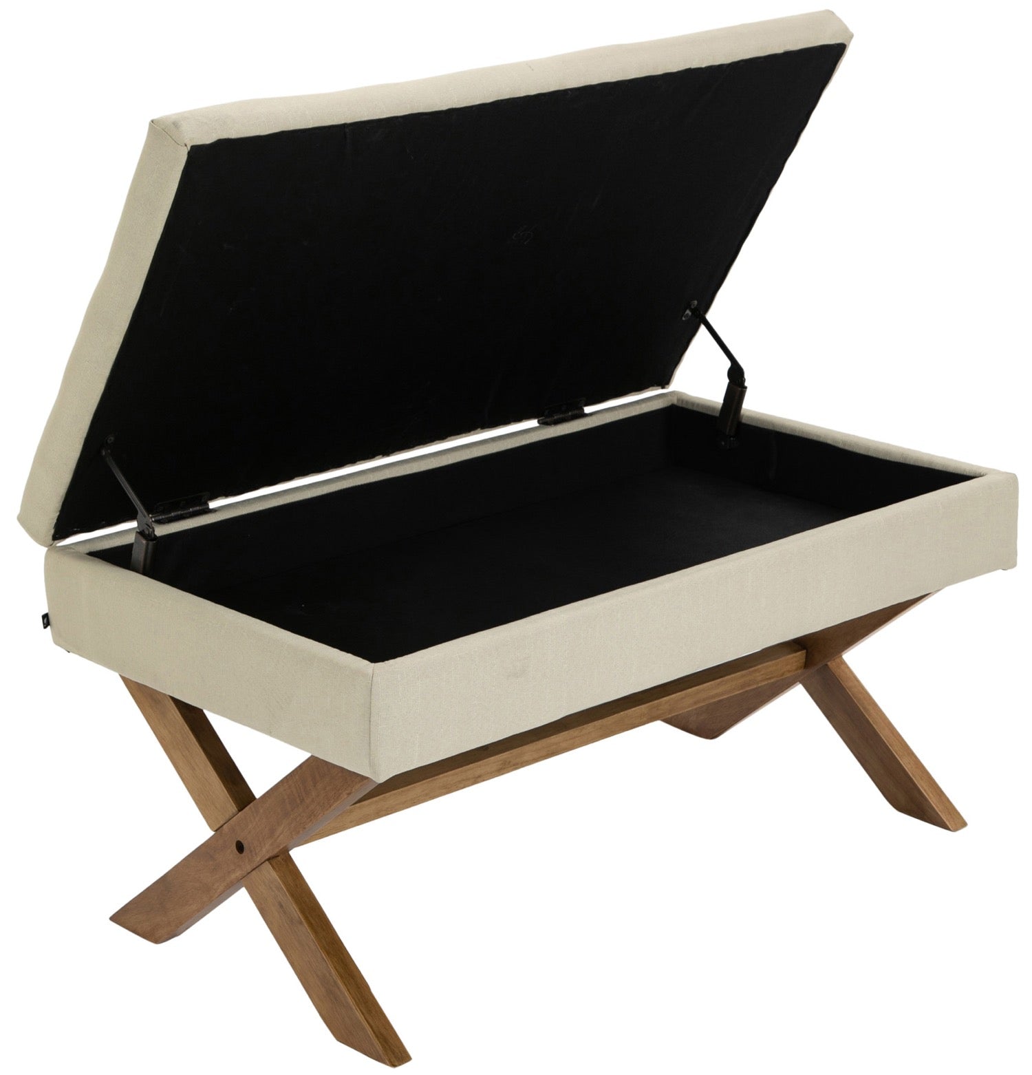 TPFLiving Sitzbank Nero Stoff antik-hell TPFLiving Sitzbank Nero Stoff antik-hell