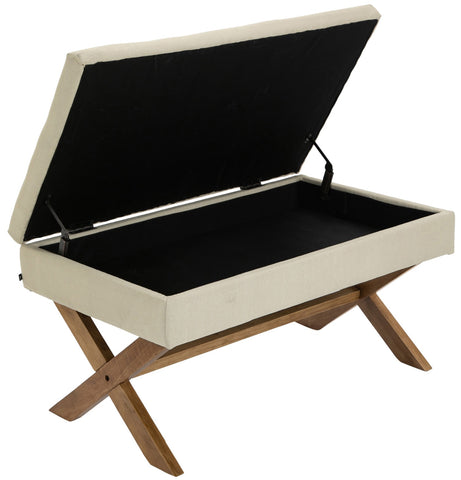 TPFLiving Sitzbank Nero Stoff antik-hell TPFLiving Sitzbank Nero Stoff antik-hell