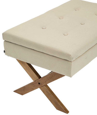 TPFLiving Sitzbank Nero Stoff antik-hell TPFLiving Sitzbank Nero Stoff antik-hell